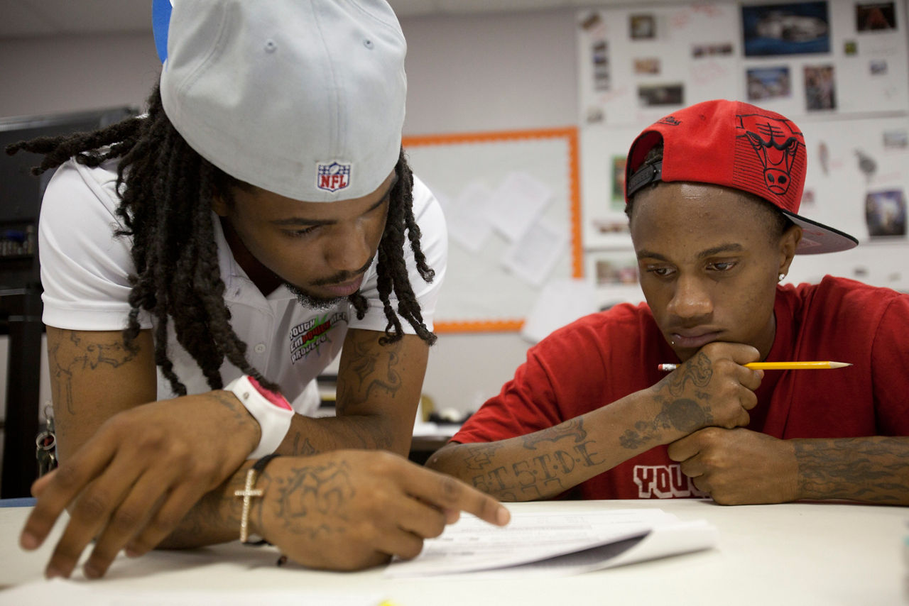 Youth Empowerment Project's the Village Program, established in 2009, provides out-of-school youth ages 16-21 with GED preparation and wrap-around case management services.