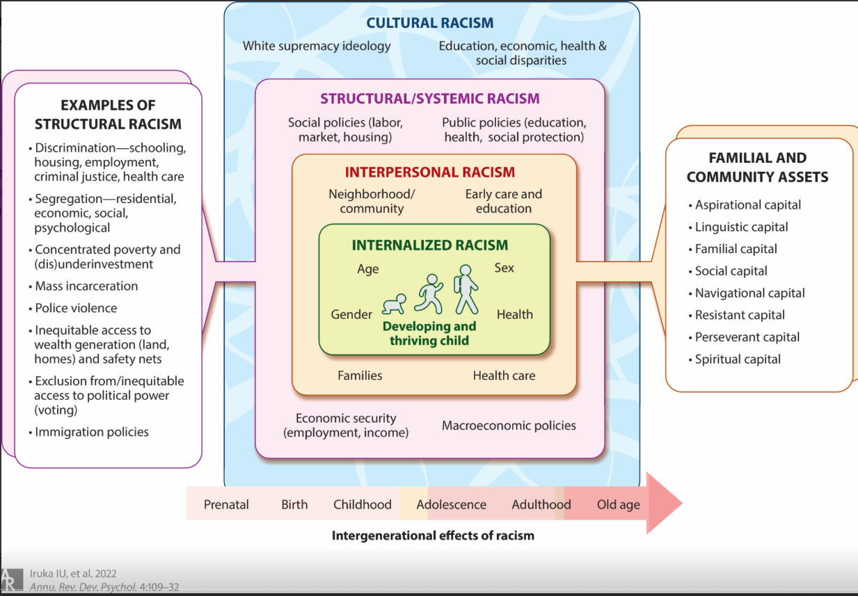 Intergenerational Effects of Racism chart
