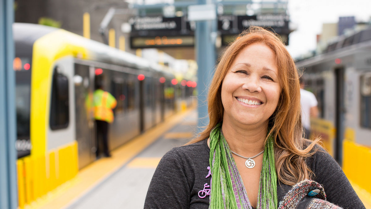 Santa Monica 2016 Culture of Health. Brand new rail station located downtown. Cyntia Rose(  Co-Founder of Spoke ) is a huge advocate of tranportation other than cars.  Santa Monica has added 107 miles of new bike lanes in recent years and has 80 rental hubs via the Breeze Bike Share program, which started in November 2015. Even walkers have it better: the city changed 12 intersections downtown. Now pedestrians can cross in all directions.
 â  The momentum is changing around the way people get around,â   adds Cynthia Rose, director of Santa Monica Spoke, an advocacy group that increases bike use. â  The car culture is not completely broken, but itâ  s certainly being challenged.â  