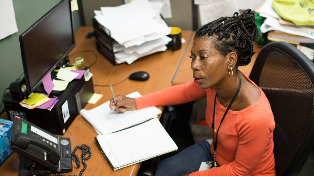 Santa Monica 2016 Culture of Health. Toya is an intake worker who interviews homeless individuals to offer soltions and insight.