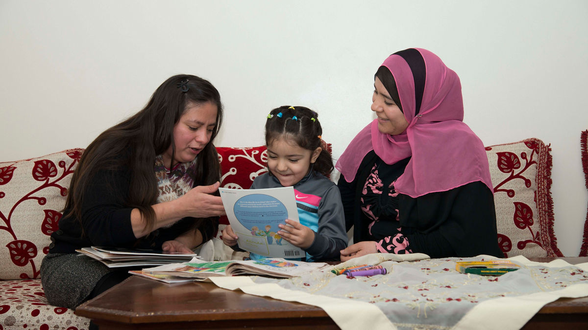 This program helps kids from all backgrounds come to school ready to learn. The Let's Talk campaign brings knowledgeable ambassadors right to a family's home so that the opportunity to learn happens right where the family lives. The goal of the program is to help the parent do the best job possible in helping their child succeed in school.