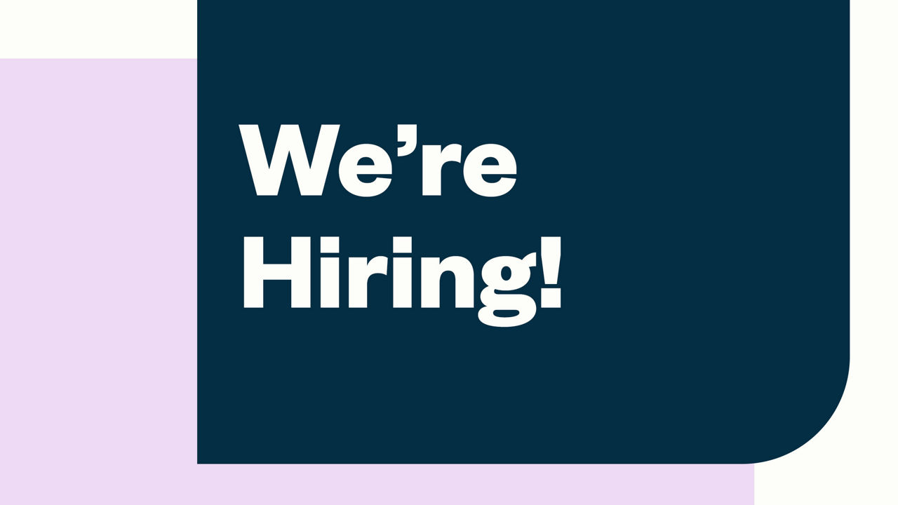 We're Hiring