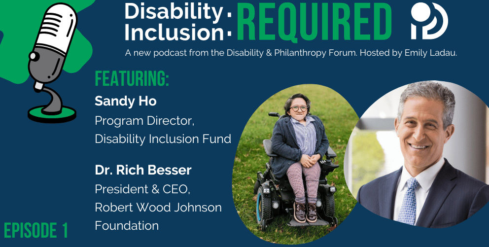 Graphic promoting Episode 1 of Disability Inclusion: Required