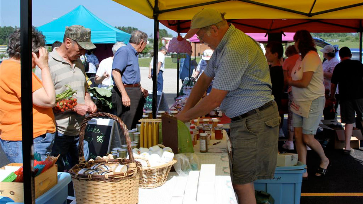 The market creates access to fresh, locally grown fruits and vegetables at affordable prices for the residents of our community, and allows low-income participants to use coupons. Manistique is one of six winners of the inaugural RWJF Roadmaps to Health Prize.