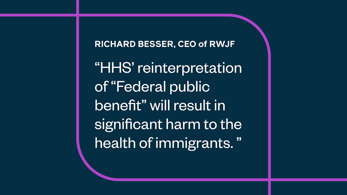 HHS' reinterpretation of Federal Public Benefit