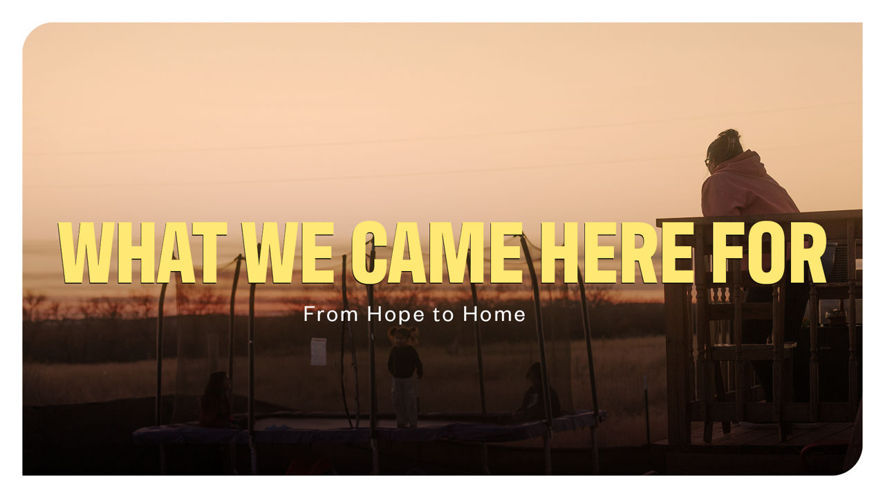 What We Came Here For, From Hope to Home