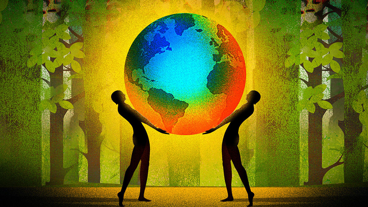 Illustration created for Mike Painter's blog post on climate. Sept 2019
Image used for Global blog post. March 2020