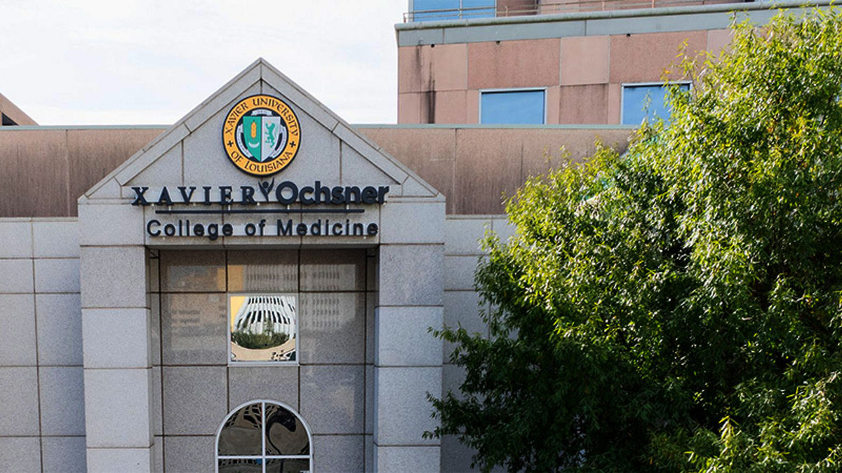 Xavier Ochsner College of Medicine building.