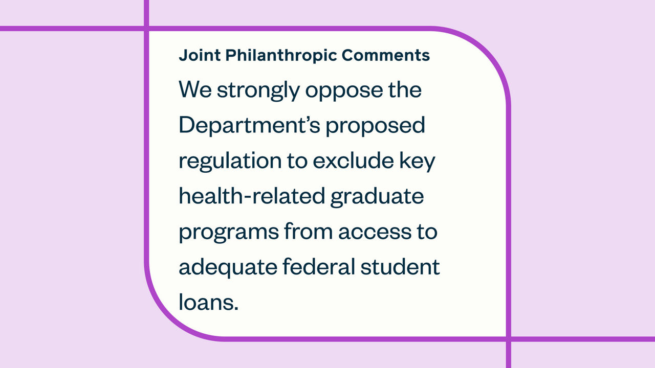 Joint Philanthropic Comments Page Share Graphic