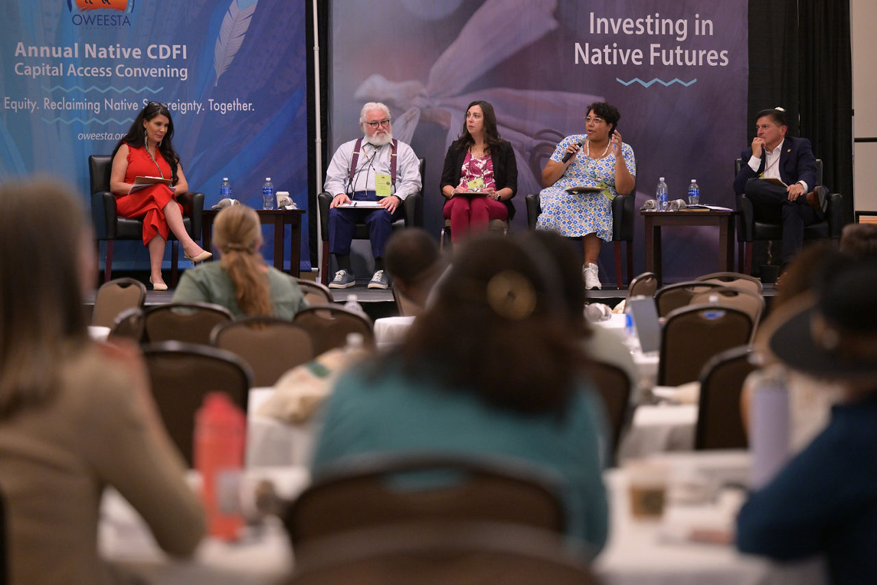 Panelists at a capital convening discuss investing in Native futures.