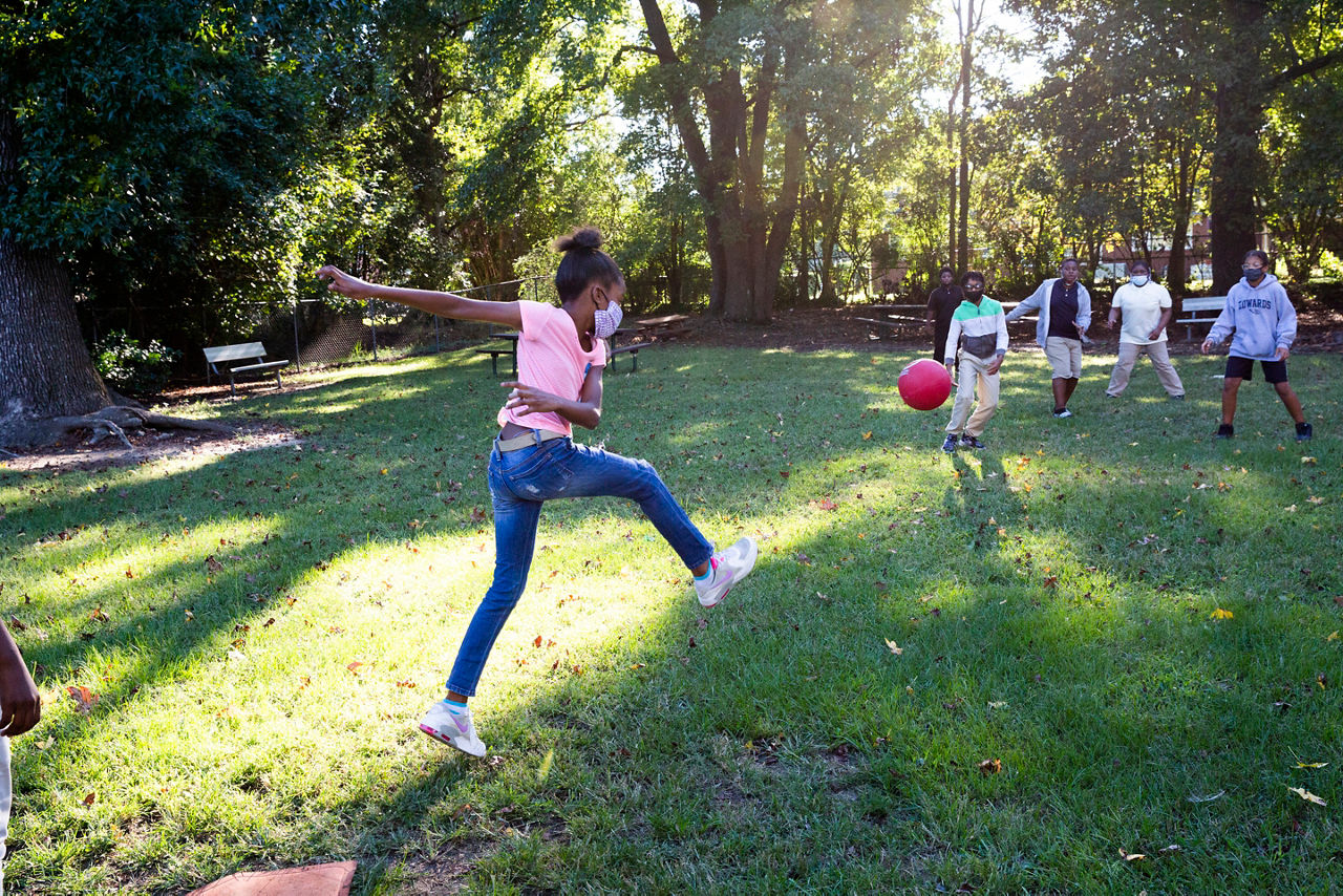 Boys and Girls Club of Tar River, headed by Ron Green. Rocky Mount, NC. September 23, 2021 (Photo by Samantha Appleton)

In the face of historical challenges, the people of Rocky Mount, N.C., are embarking on a journey to address structural racism and racial equity as key drivers of health. This rural town of 54,000 is working to make the city’s power structure more inclusive, encourage collaboration between generations and racial groups, and address the root causes of racism. Residents are taking an expansive view of health and fostering connections around such critical issues as affordable housing, workforce development and wealth building, and access to healthy foods.