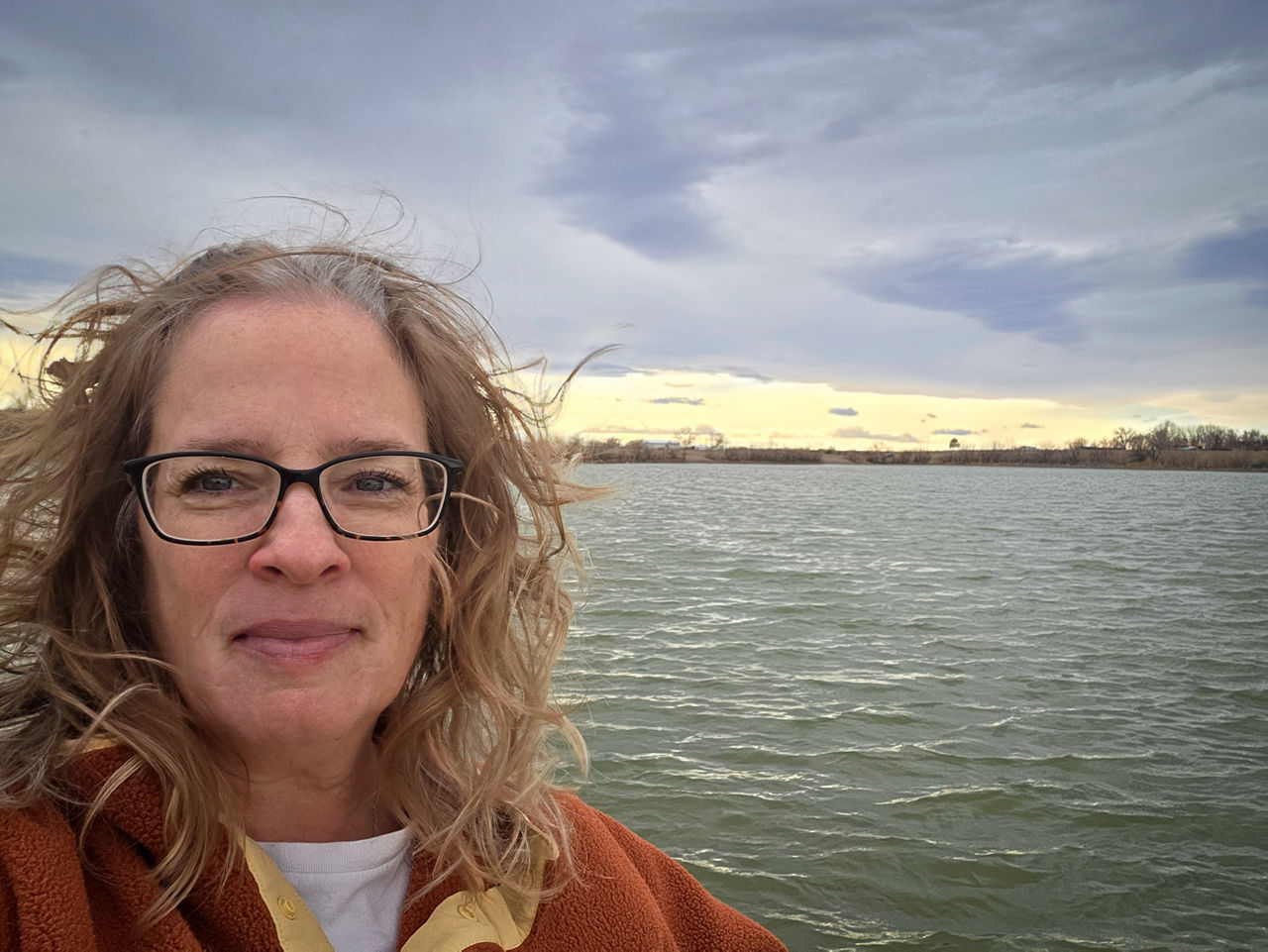 Tracy at Wadsworth Pond in Great Falls, Montana.
