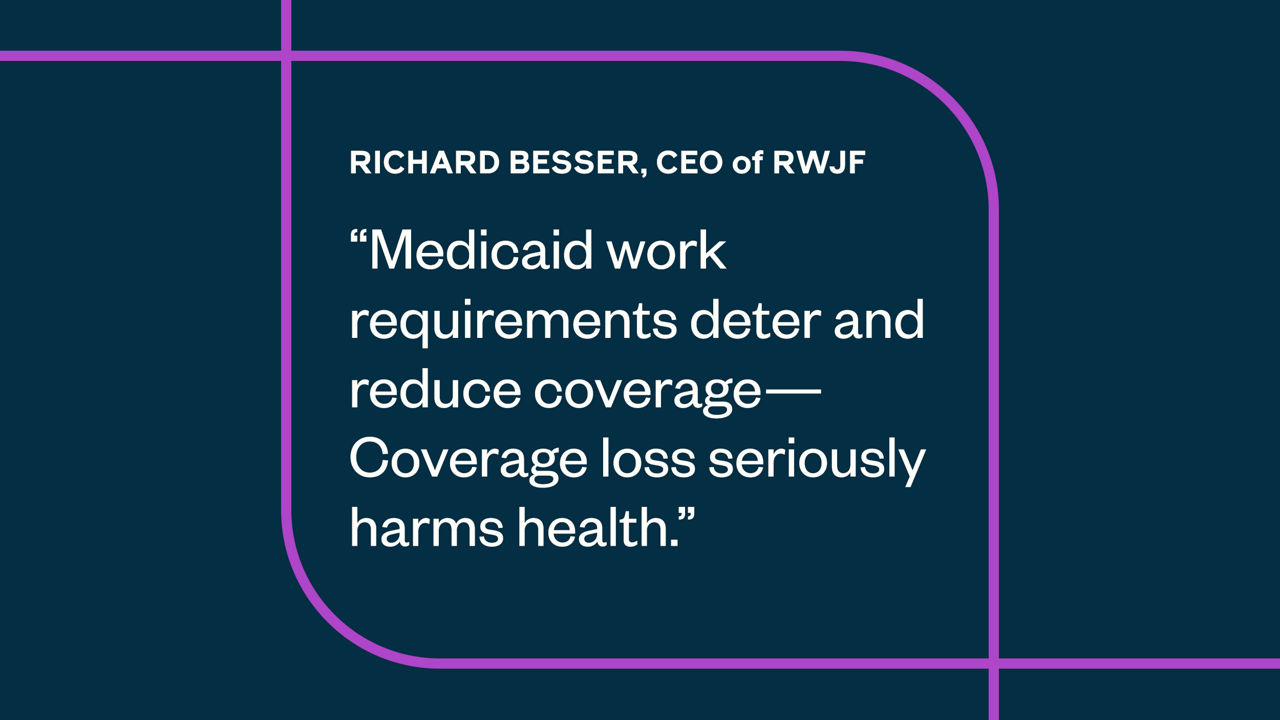 Page share graphic for July 2026 comments on Medicaid work requirements.