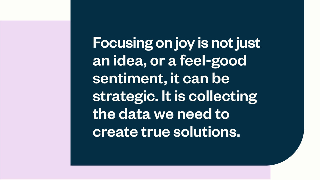 A quote exploring the idea that Black joy can guide health equity research. 