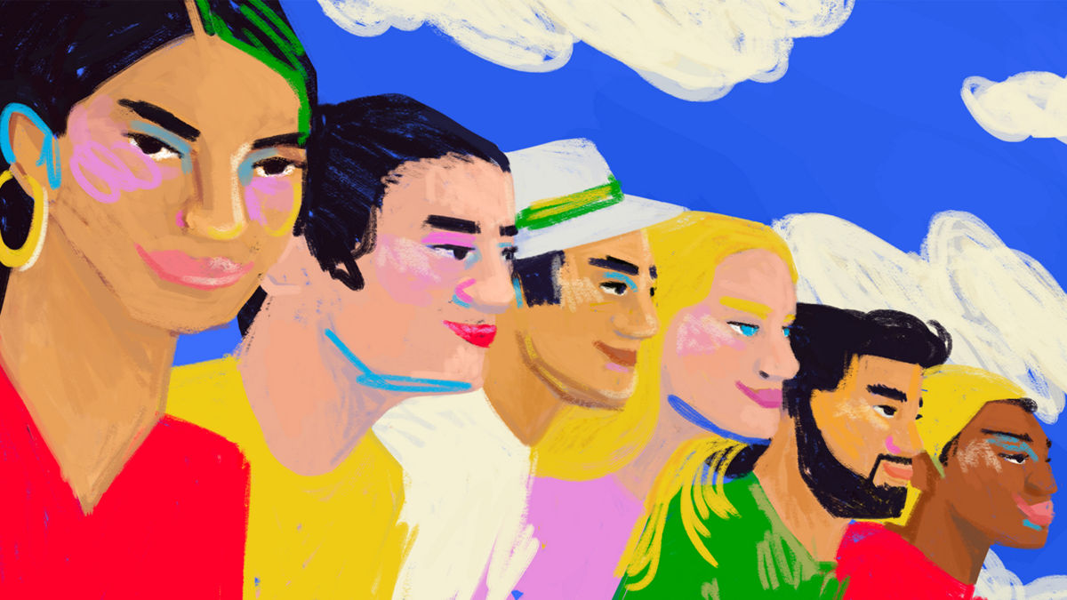 diverse people in solidarity