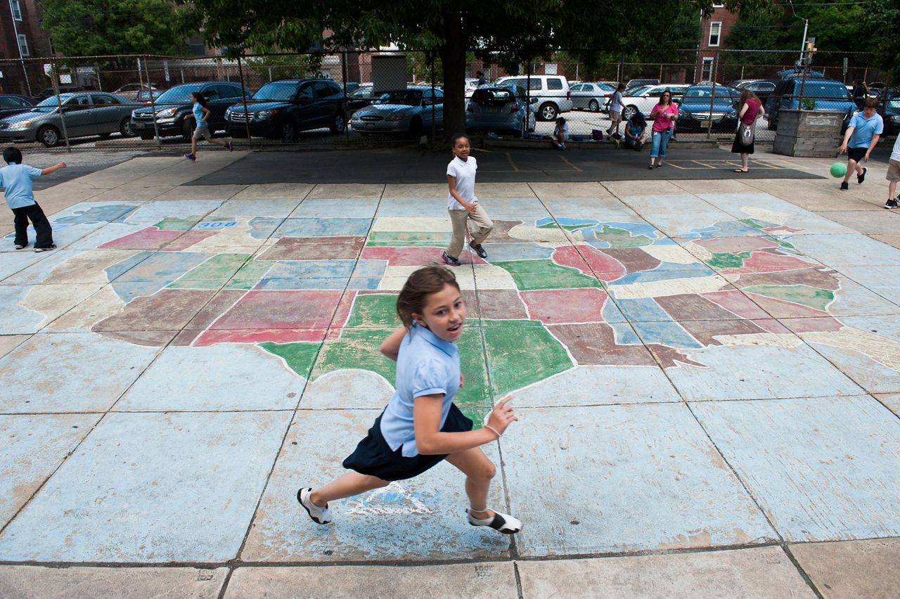 Kids play and take part in activities at Meredith School in Philadelphia.  
MP reviewed in Gaggle on 7/27/16